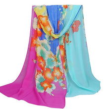 Fashion Morning Glory Women Scarf Female Brand Soft Wool Cashmere Long Shawl and Scarves For Women