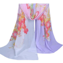 Fashion Morning Glory Women Scarf Female Brand Soft Wool Cashmere Long Shawl and Scarves For Women