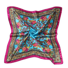 Fashion 4 Colors Square Scarf Women Lady Floral Printed Head Glamorous Wrap Shawl Cashmere Scarf#LSN