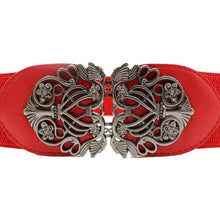 JECKSION Vintage Women Belt 2016 Fashion Accessories Alloy Flower PU Leather Belt Belt Straps For Women
