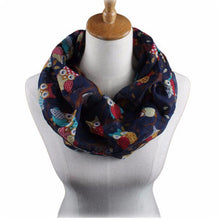 Fashion Hot Sale Women Ladies Owl Pattern Print Scarf Warm Wrap Shawl Wonderful Popular gift 50*170cm