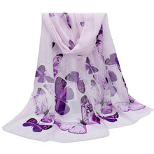 Summer Autumn Silk Scarf Fashion Women New New 2017 Chiffon Brand Butterfly Print Neck Shawl Scarve Warm Wrap Stole Scarves