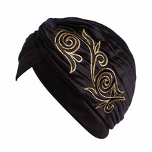 Brand New Embroidery Women Hat Beanie Scarf Turban Head Wrap Cap Colorful beanie Hats for Patients