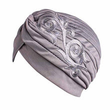 Brand New Embroidery Women Hat Beanie Scarf Turban Head Wrap Cap Colorful beanie Hats for Patients