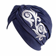 Brand New Embroidery Women Hat Beanie Scarf Turban Head Wrap Cap Colorful beanie Hats for Patients