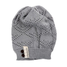 Hollow Out Knitting Hat 2017 Autumn Winter Women Sexy Lace balaclava Fashion Bottons beanie Hat for women
