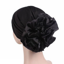Winter Beanie Hat Women Hat Turban Head Wrap Cap Solid Fitted Big Flower Hat Feminino Beanies Hat