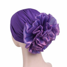 Winter Beanie Hat Women Hat Turban Head Wrap Cap Solid Fitted Big Flower Hat Feminino Beanies Hat