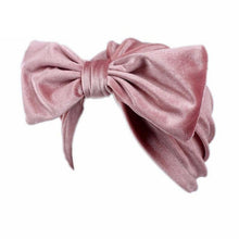 Brand New Women Bow Hat Beanie Turban Head Knit Beanie Cap Braided Hat skull hats for women