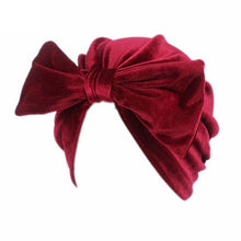 Brand New Women Bow Hat Beanie Turban Head Knit Beanie Cap Braided Hat skull hats for women