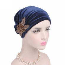 Hot Sale Women Hat Beanie Turban Head Wrap Bow Cap hats for women Velvet Autumn Winter Skullies