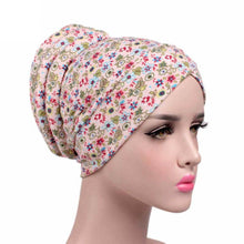 Fashion Floral Printed Beanie Hat Fashion New Arrival Women Hat Scarf Turban Head Wrap Cap