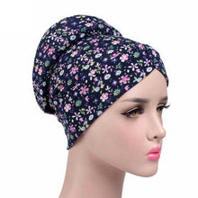Fashion Floral Printed Beanie Hat Fashion New Arrival Women Hat Scarf Turban Head Wrap Cap