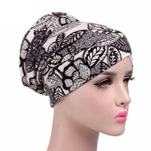 Fashion Floral Printed Beanie Hat Fashion New Arrival Women Hat Scarf Turban Head Wrap Cap