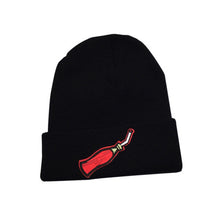Unisex Men Women Skullies Beanies Cotton Warn Winter Funny Embroidery Applique Crochet Ski Hat Braided Cap Thick Female caps