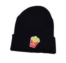 Unisex Men Women Skullies Beanies Cotton Warn Winter Funny Embroidery Applique Crochet Ski Hat Braided Cap Thick Female caps