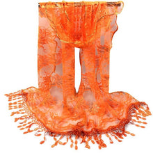 Fashion Long Scarf Women Sexy Lace Printed Scarves With Tassel Wrap Shawl Flower Scarves Pashmina echarpes foulards femme