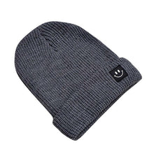 Feitong Brand Basic Beanies Women Winter Warm Hat Cartoon Smiling Face Knitted Solid Colors Gorros Bonnet Femme drop shipping