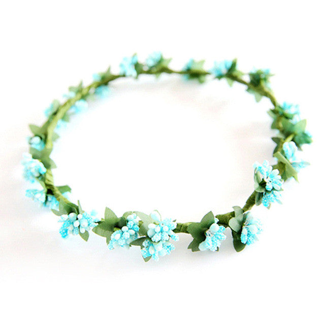 Fashion Floral Headband Hair Aaccessories Mori Women Girls Photo Portrait Tool Fruit Wreath Hair Ornaments Jewelry Headwear
