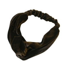 Hairband Women Velvet Cross Twist Headband Hair High Quality Band Turban Elastic Headband Bandage Hair Accessories for women