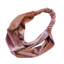Hairband Women Velvet Cross Twist Headband Hair High Quality Band Turban Elastic Headband Bandage Hair Accessories for women