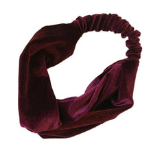 Hairband Women Velvet Cross Twist Headband Hair High Quality Band Turban Elastic Headband Bandage Hair Accessories for women