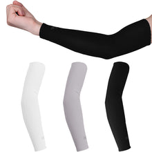 1 Pair UV Protection Cooler Arm Sleeves for Running Bike Hiking Golf Tennis Football Driving Fishing