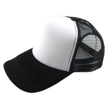 Caps 2017 Unisex Casual Hat Solid Baseball Cap Trucker Mesh Blank Visor Hat Adjustable snapback baseball cap bone masculino