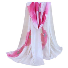 Feitong Brand Chiffon Scarf Women Lady Floral Prints Fashion Shawl 135cm-175cm Long scarves Female scarves Pashmina