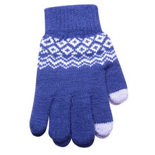 Knited Wool Man Women Winter Keep Warm Full Finger Mittens Powered Gloves Washable Female Guantes Mujer Business Knitted Glove#3
