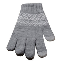 Knited Wool Man Women Winter Keep Warm Full Finger Mittens Powered Gloves Washable Female Guantes Mujer Business Knitted Glove#3