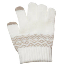 Knited Wool Man Women Winter Keep Warm Full Finger Mittens Powered Gloves Washable Female Guantes Mujer Business Knitted Glove#3