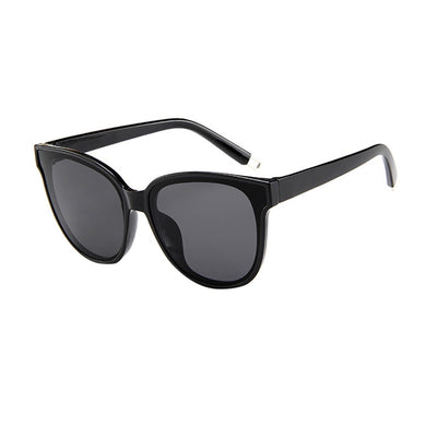 Fashion Womens Ladies Designer Oversized Flat Top Cat Eye Mirrored Sunglasses