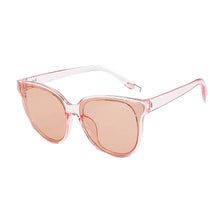 Fashion Womens Ladies Designer Oversized Flat Top Cat Eye Mirrored Sunglasses