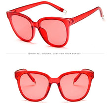 Fashion Womens Ladies Designer Oversized Flat Top Cat Eye Mirrored Sunglasses